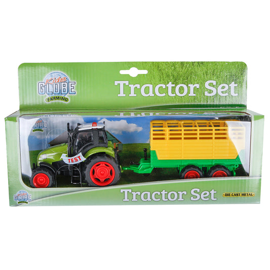 TRACTEUR AVEC REMORQUE ASS. 🔶