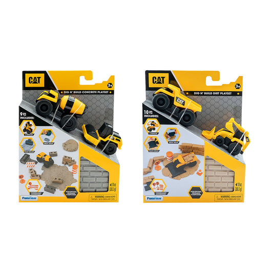 SET DE JEU VÉHICULES DE CONSTRUCTION CAT ASS. 🔶