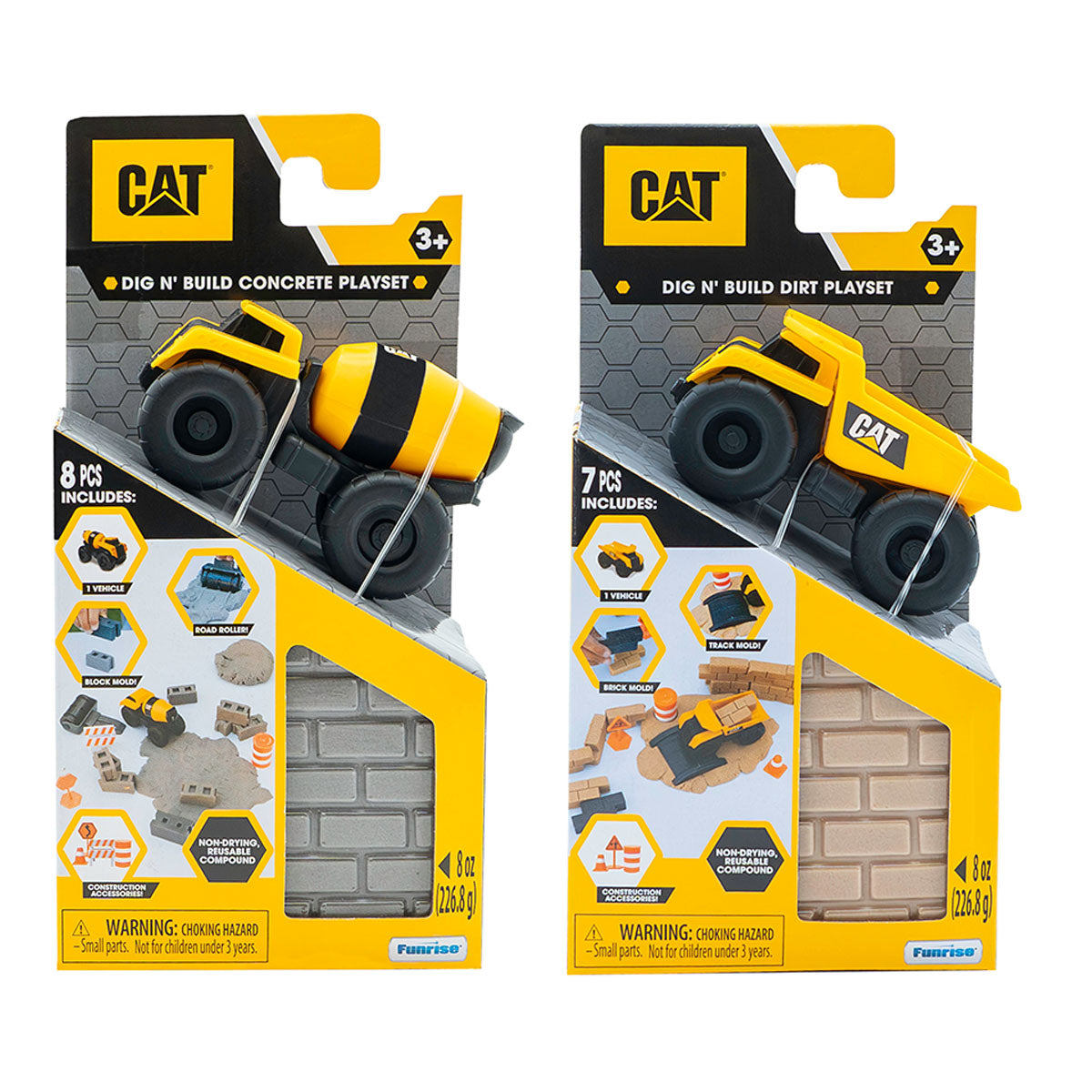 JEU DE VÉHICULES DE CONSTRUCTION CAT ASS. 🔶