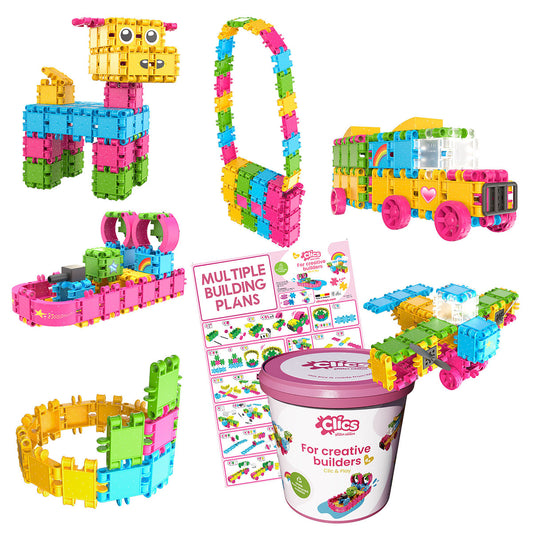 BOÎTE CLICS PAILLETTES 175 PIÈCES 8 EN 1 🔶