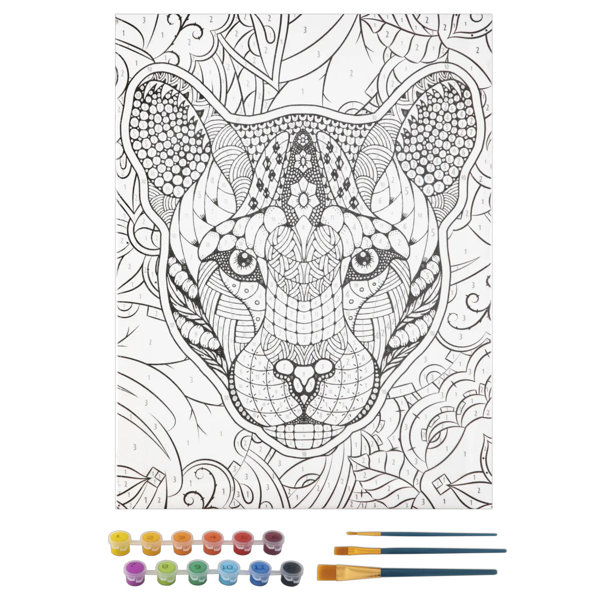 ENSEMBLE TABLEAUX SUR TOILE TIGRE 🔶