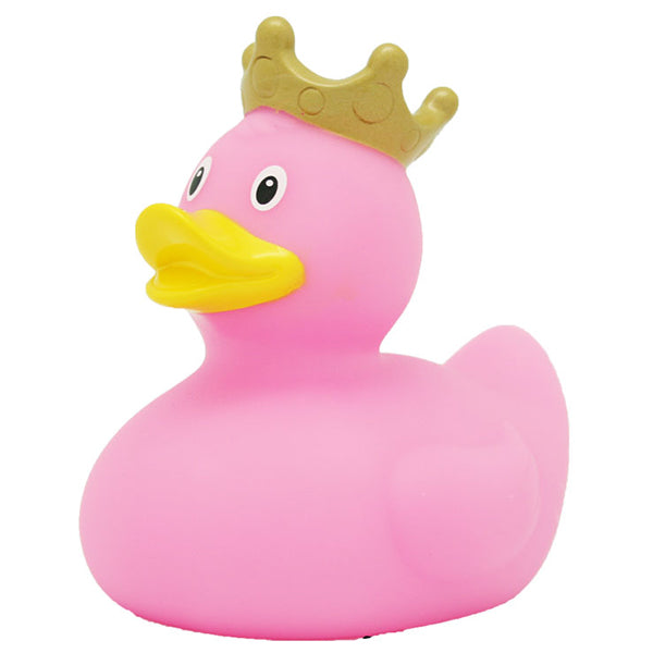 ROSAGELBE ENTE MIT KRONE 🔶