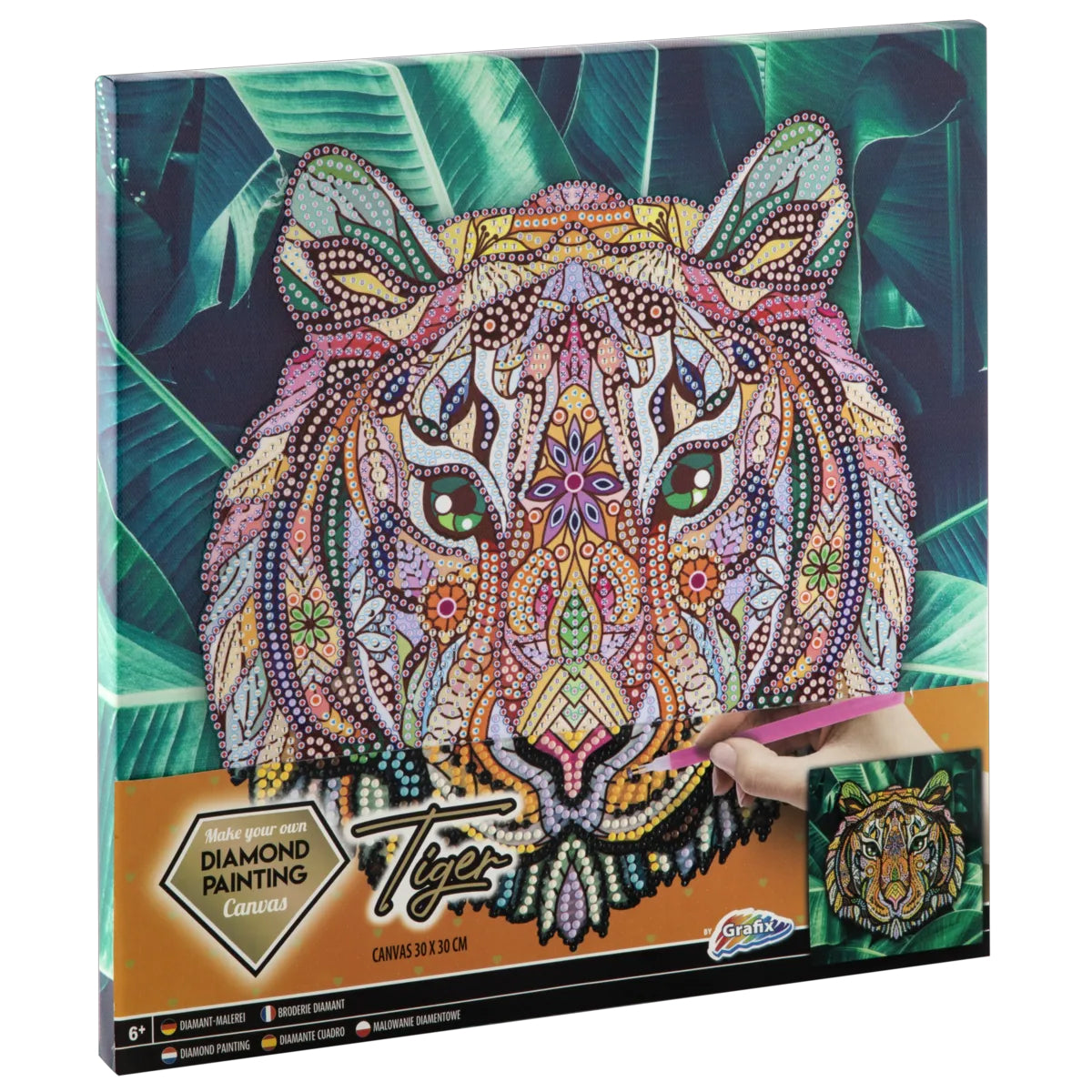 ENSEMBLE DE PEINTURE DIAMANT â TIGRE đ¶