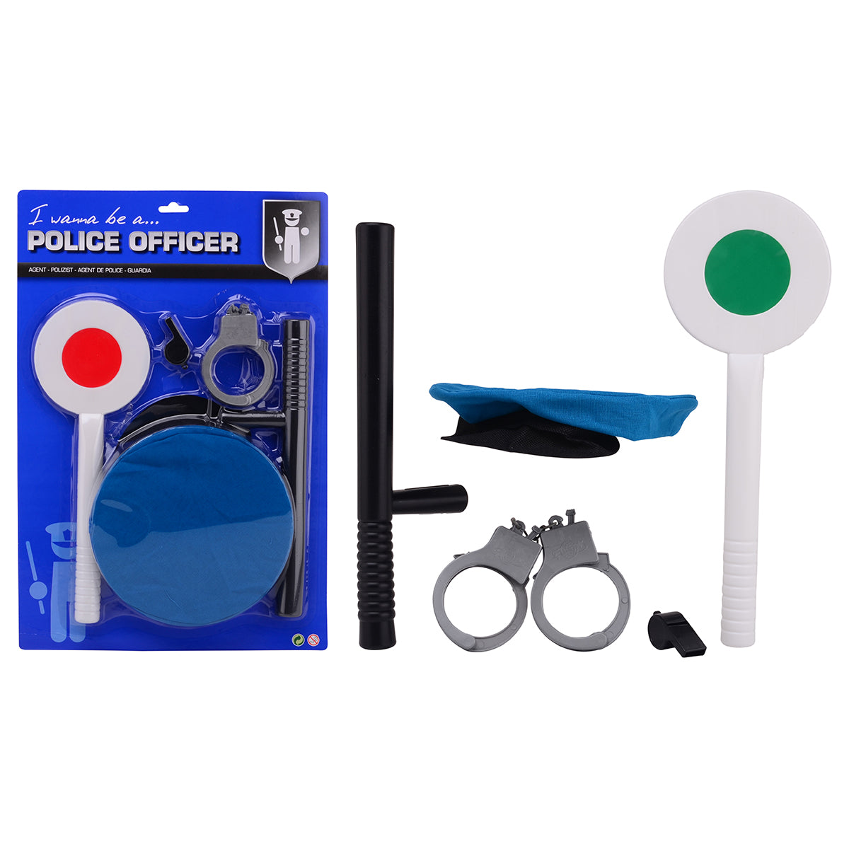 ENSEMBLE D'ACCESSOIRES DE POLICE - 5 PIÈCES 🔶