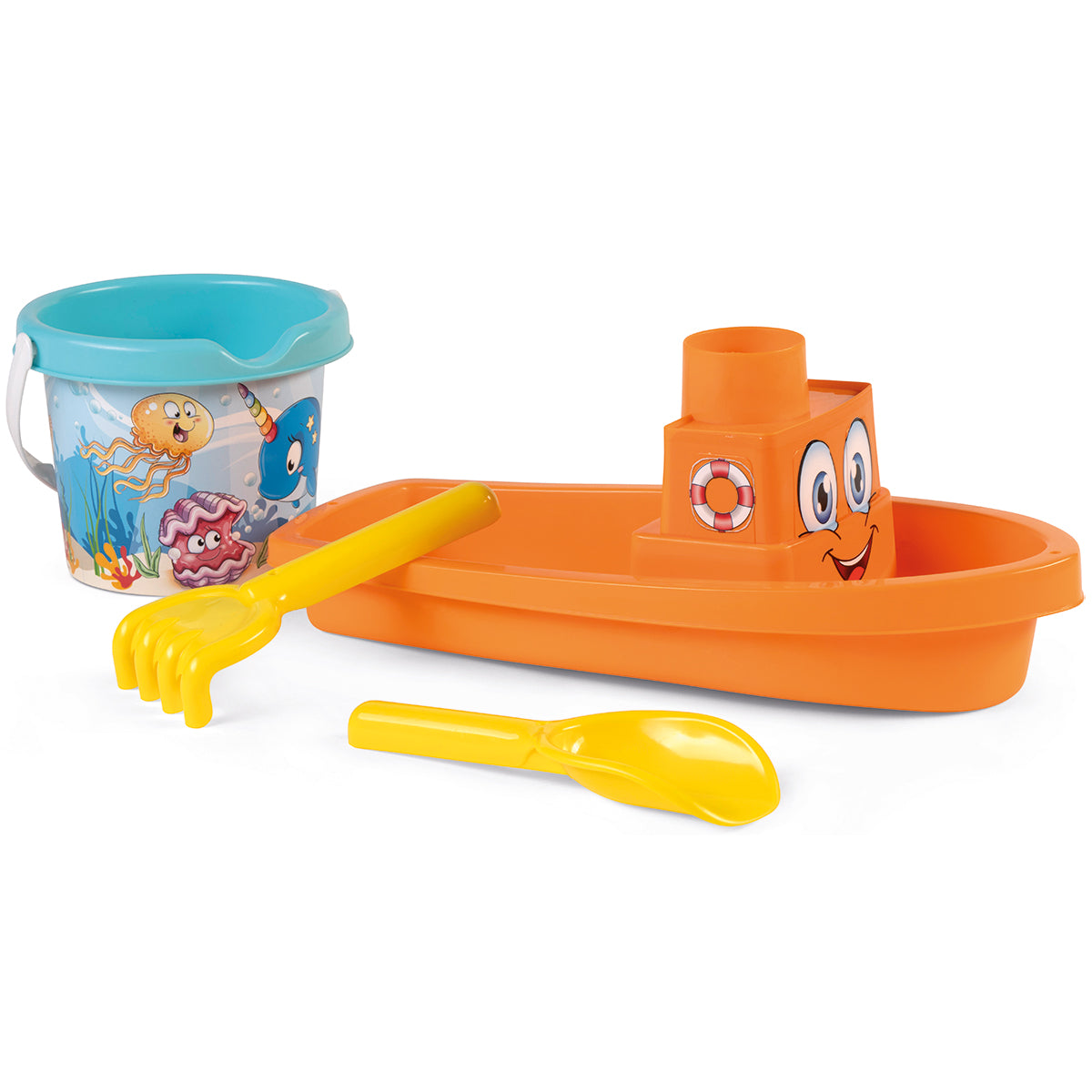 ENSEMBLE BATEAU AVEC SEAU POUR LE SABLE 🔶
