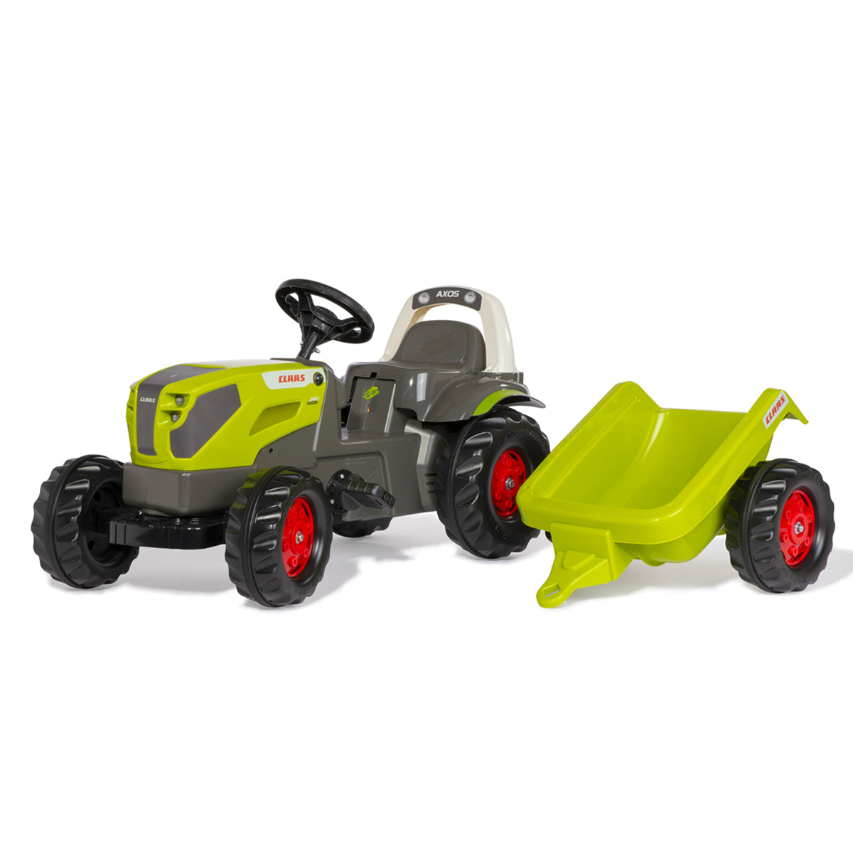 ROLLYKID CLAAS AXOS 240 CON RIMORCHIO 🔶