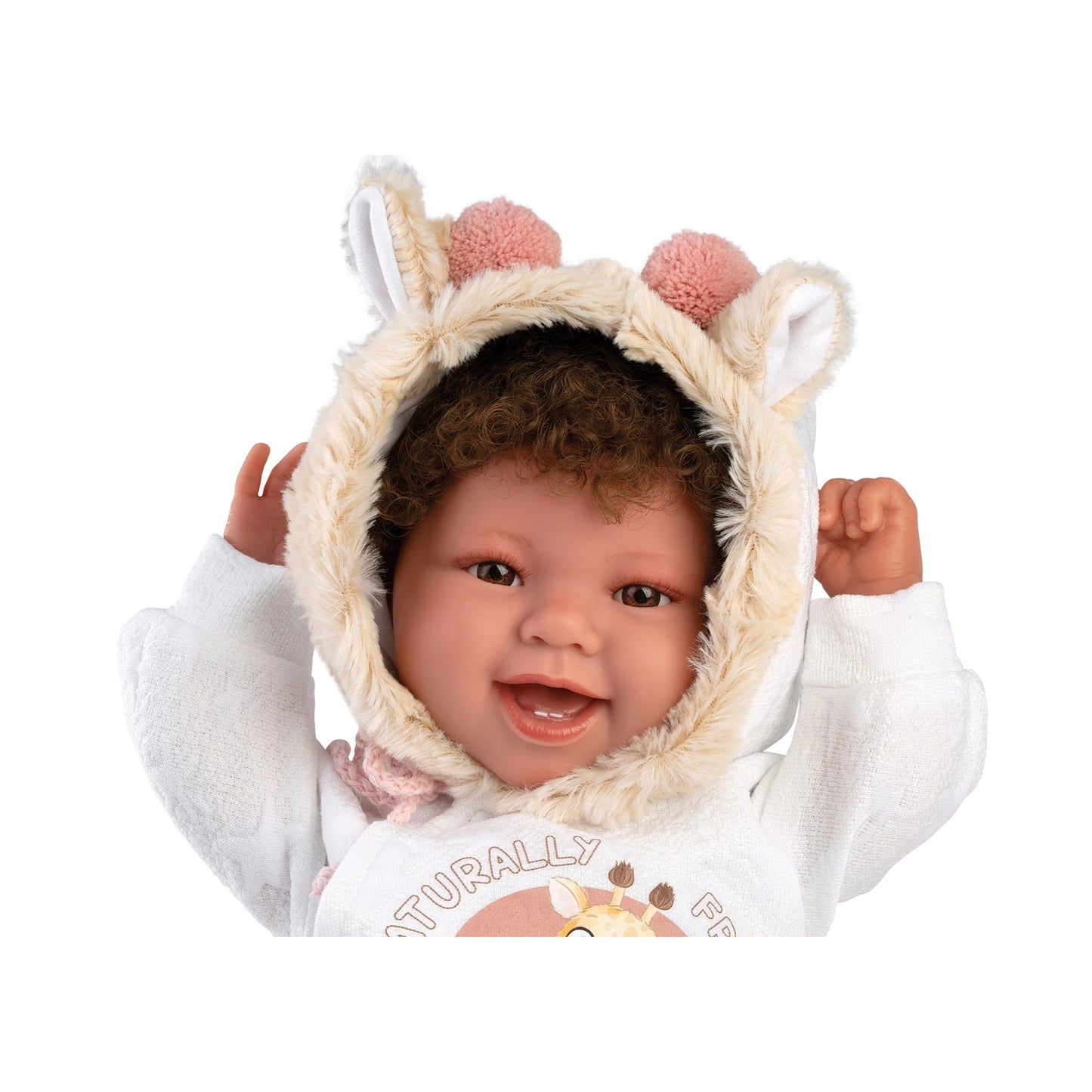 TALA PUPPE MIT LOCKEN 44CM