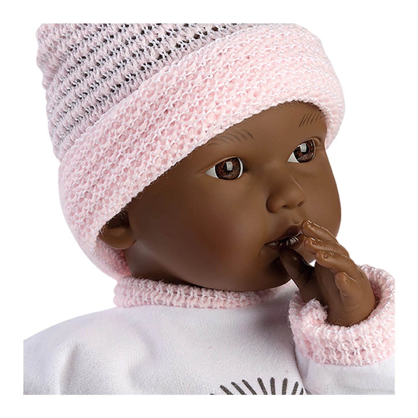 BABYPUPE CUQUITA, DUNKLE HAUT, 30 CM