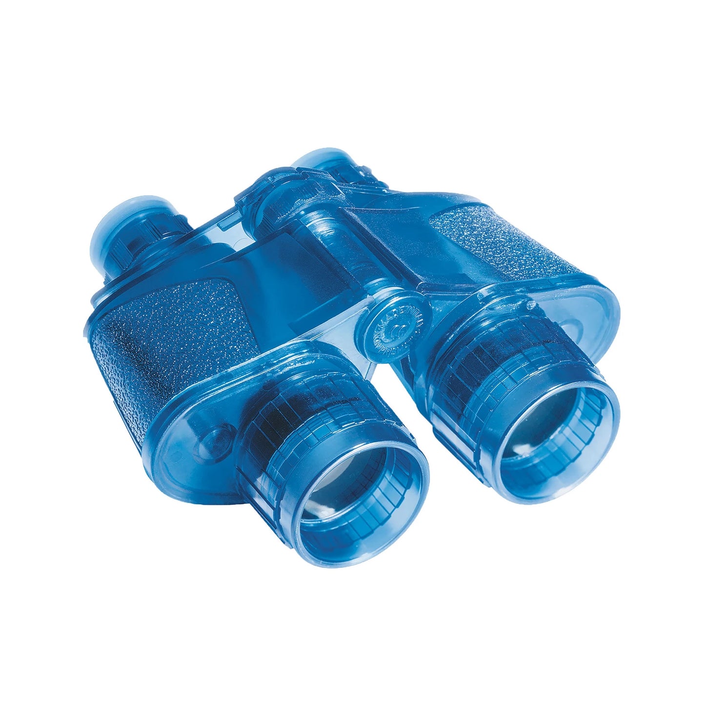 TRANSPARENTES BLAUES FERNGALS, 3,5X VERGRÖSSERUNG