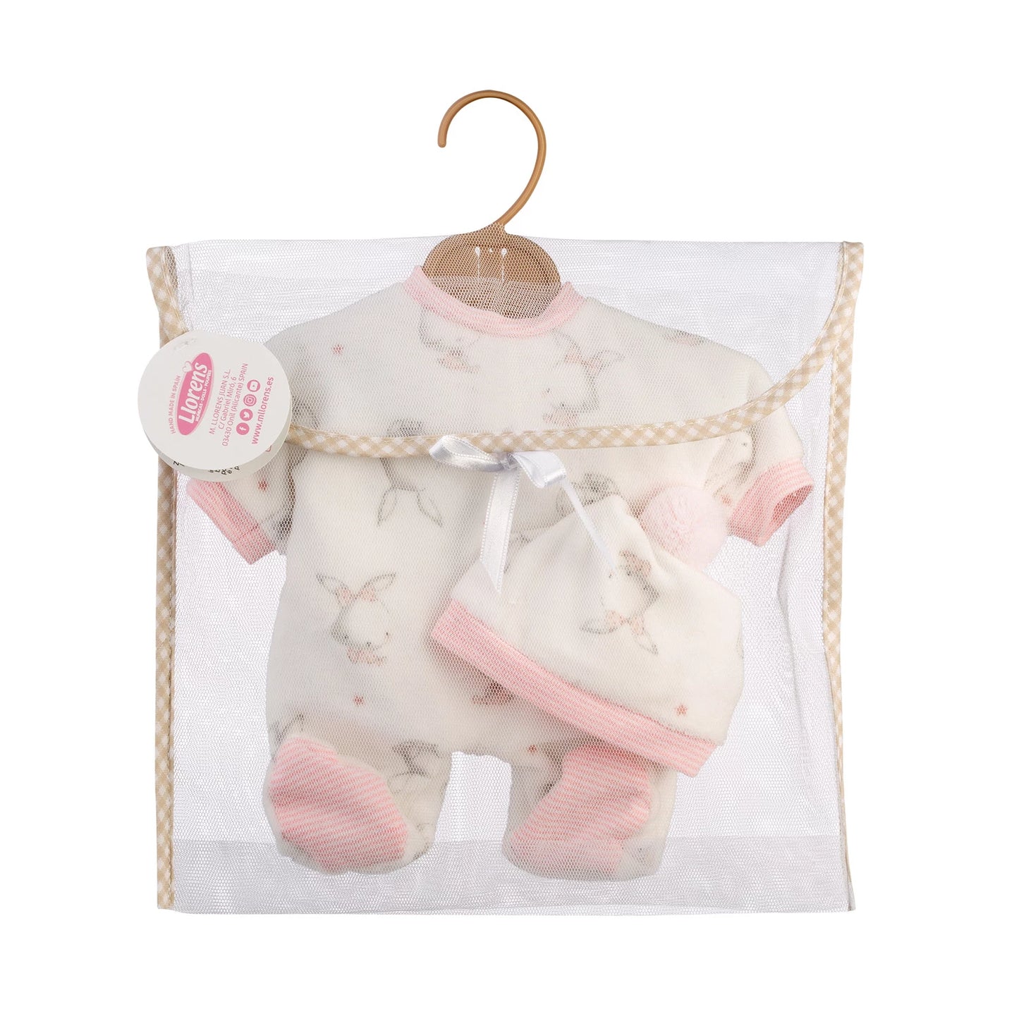 PYJAMA HÄSCHEN ROSA 32CM