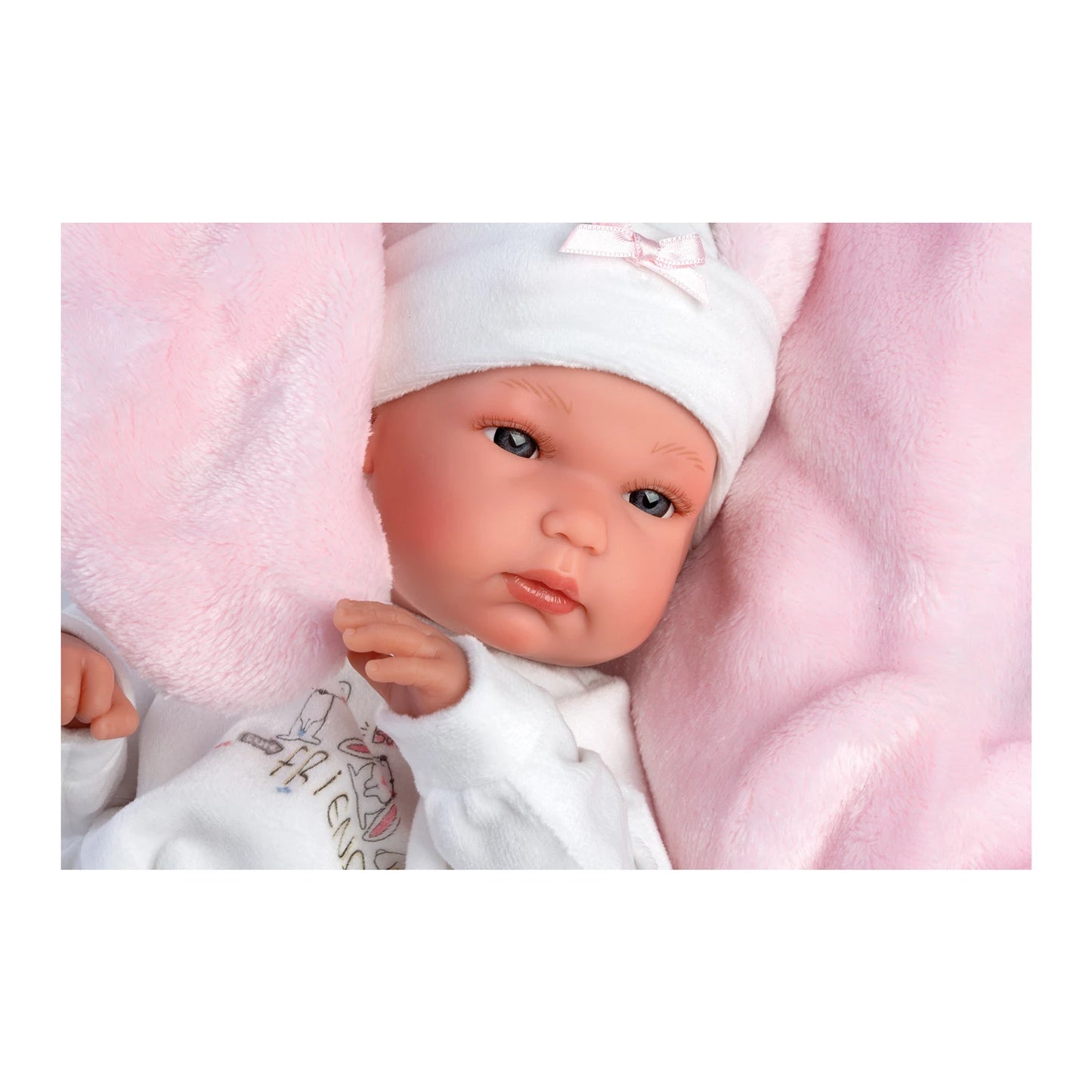 ROSANE BABYDECKE MIT HÄSCHEN 35CM
