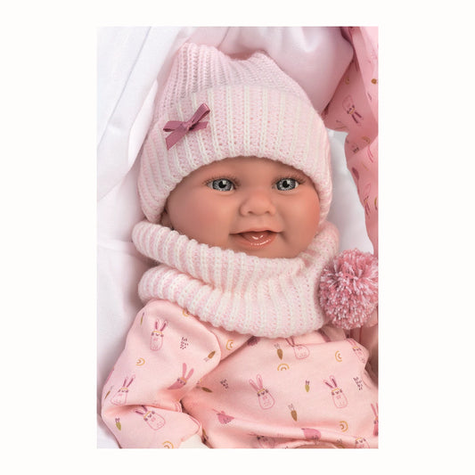 NICA PUPPE MIT TRAGETASCHE 40CM