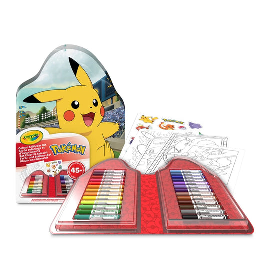 SET DI COLORI E ADESIVI POKÉMON