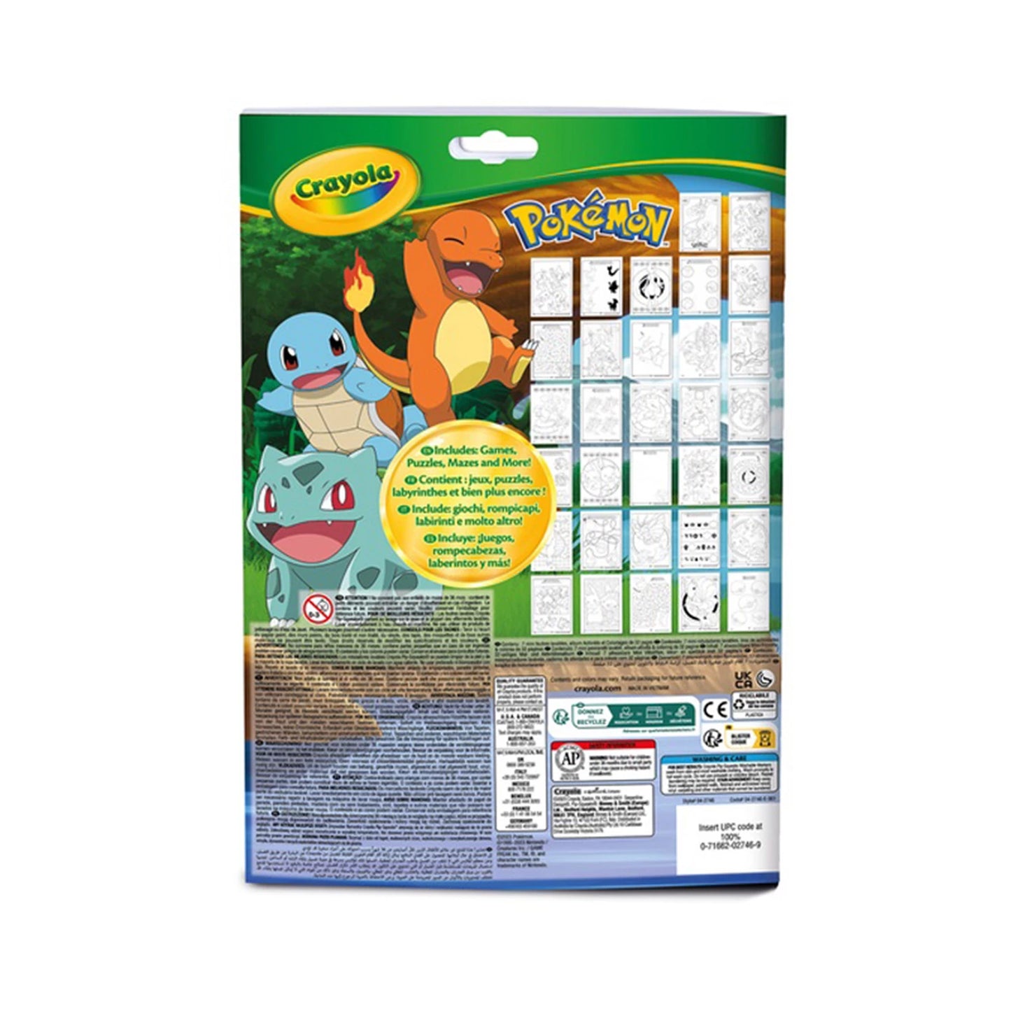 LIBRO DA COLORARE E ATTIVITÀ POKÉMON