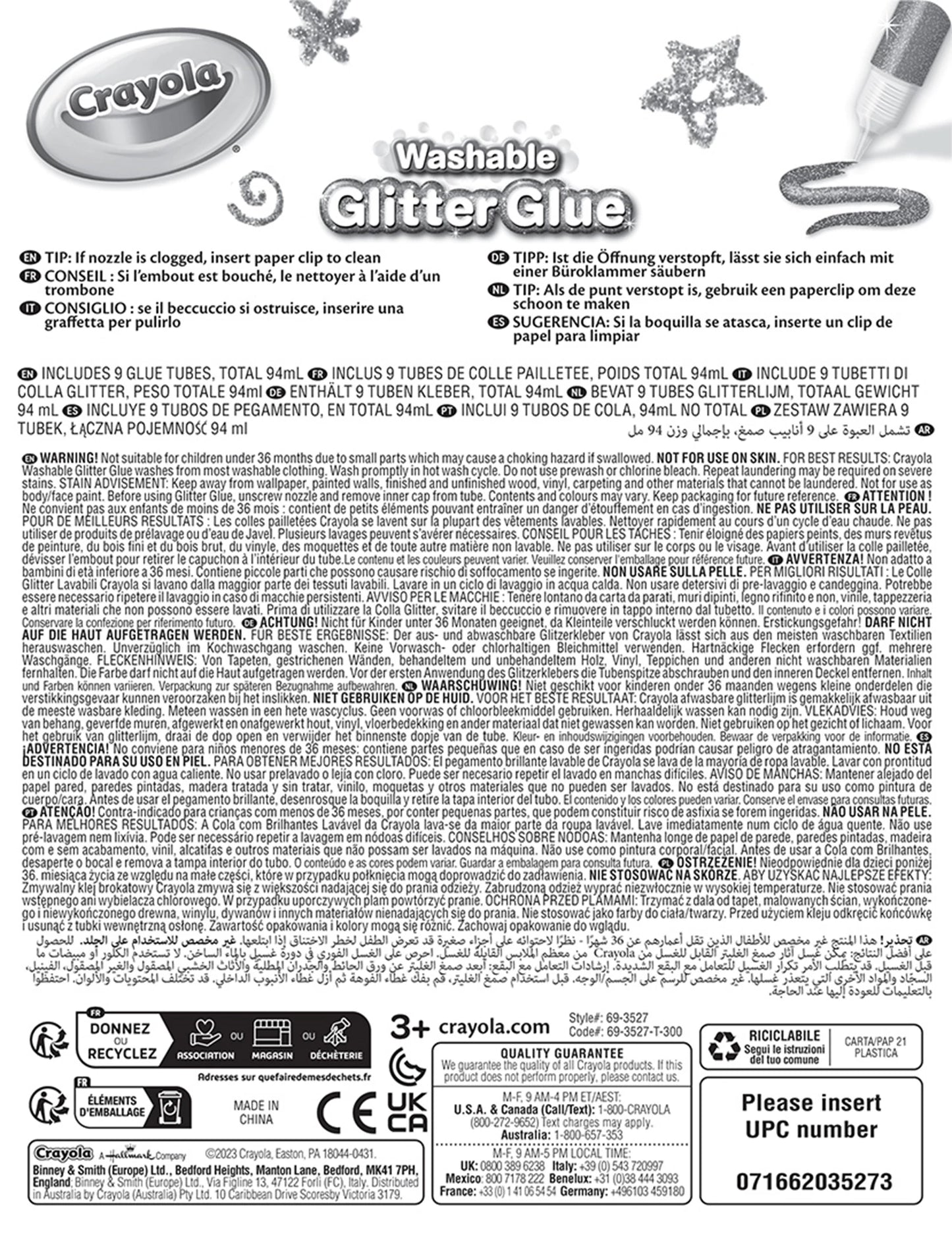 9 COLLA GLITTERATA