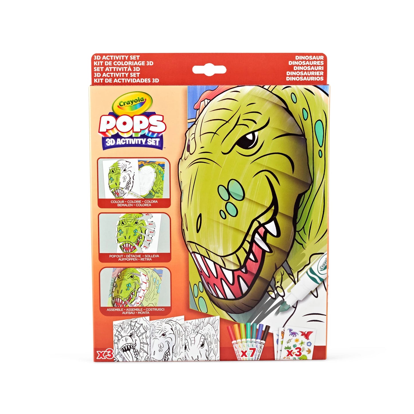 DINOSAURI 3D COLOR POPS