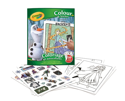 LIBRO DA COLORARE E ADESIVI DISNEY FROZEN