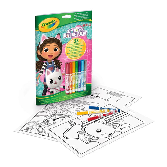LIBRO DA COLORARE E ATTIVITÀ SULLA CASA DELLE BAMBOLE DI GABBY
