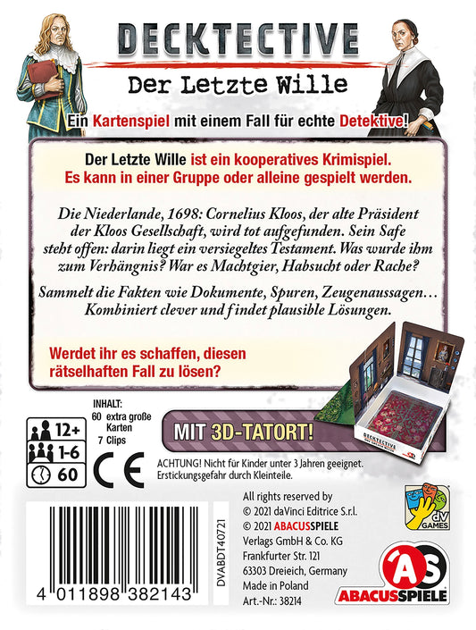 DECKTECTIVE - LETZTER WILLE (D)