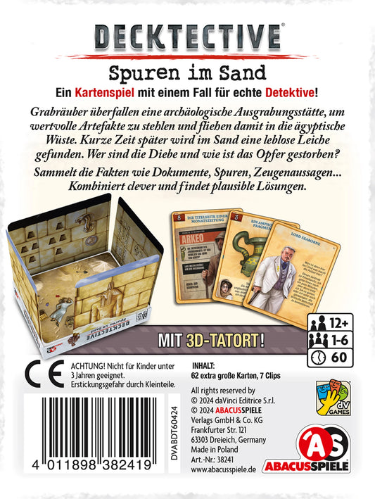 DECKTECTIVE – SPUREN IM SAND (D)