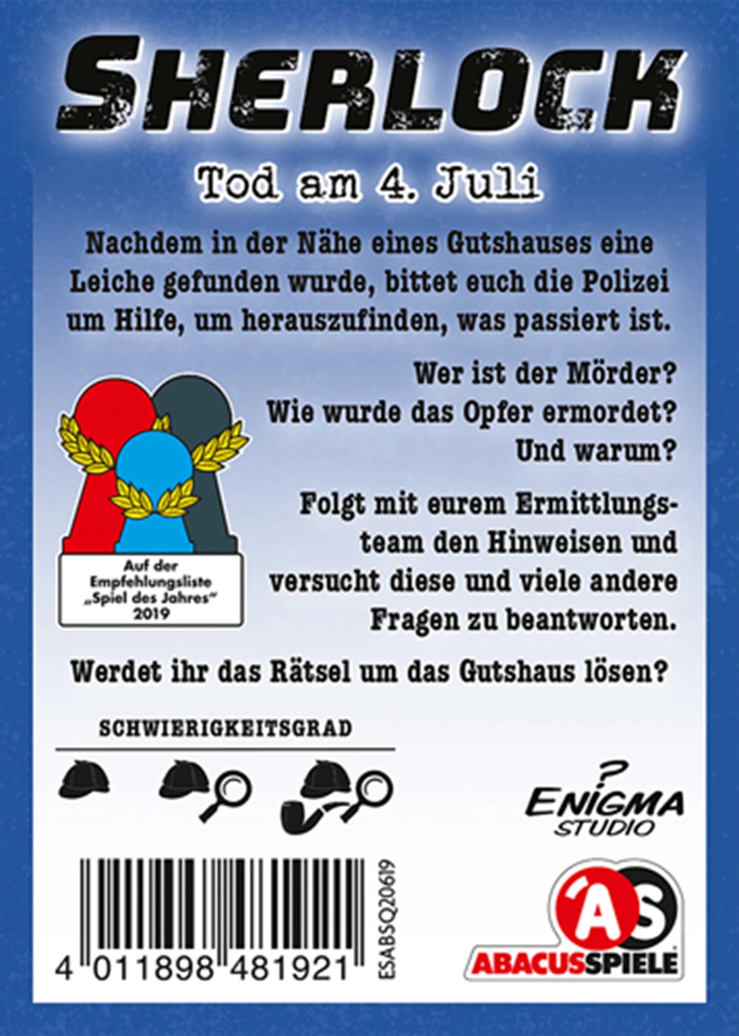 SHERLOCK – TOD AM 4. JULI (D)