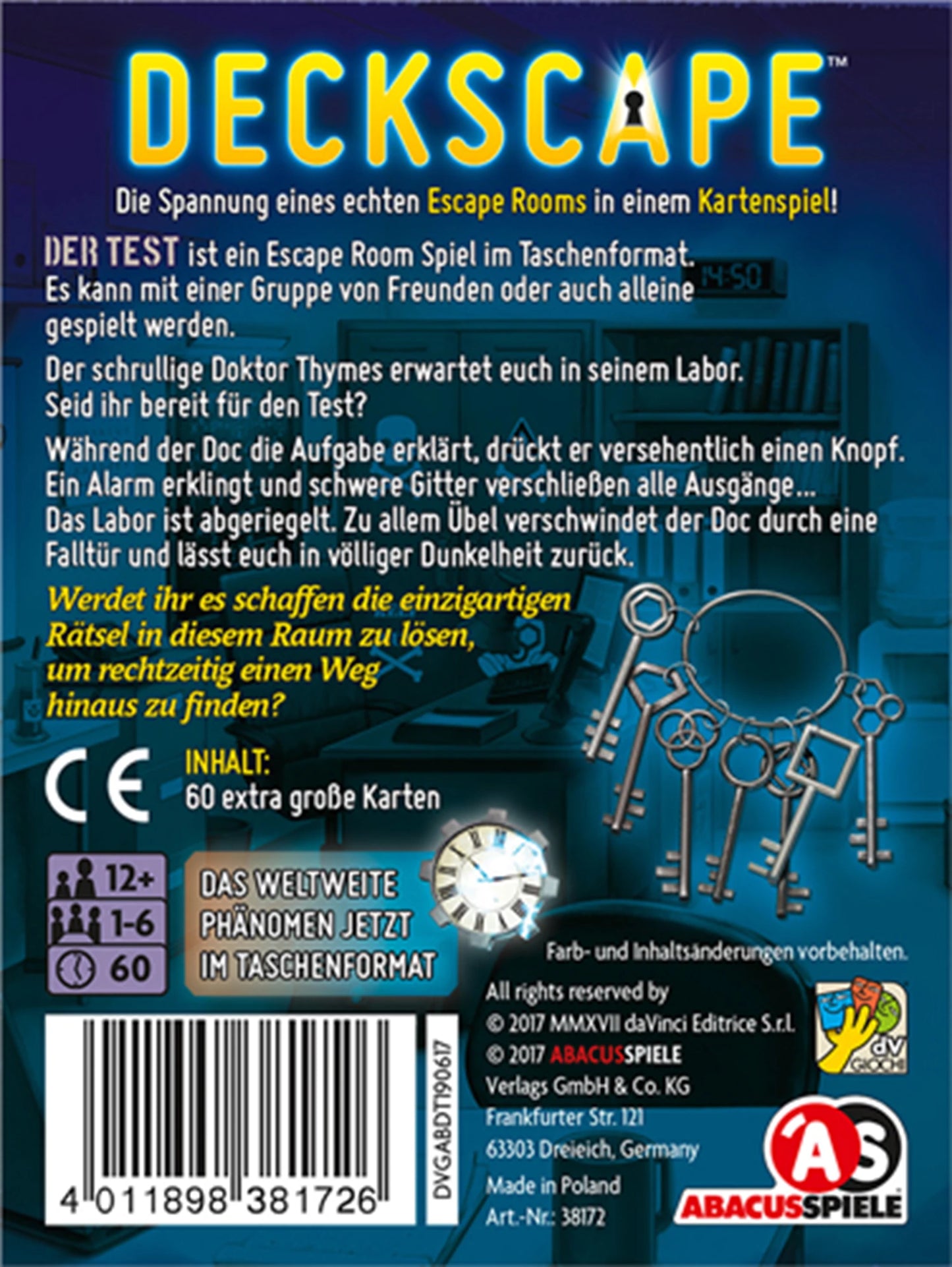 DECKSCAPE - DER TEST (D)