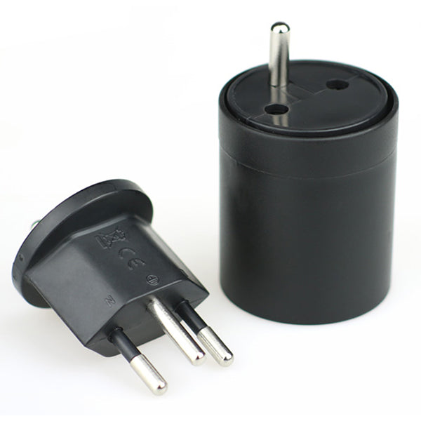 SCHUKO / SCHWEIZER ADAPTER 16A 250 V SCHWARZ 🔶