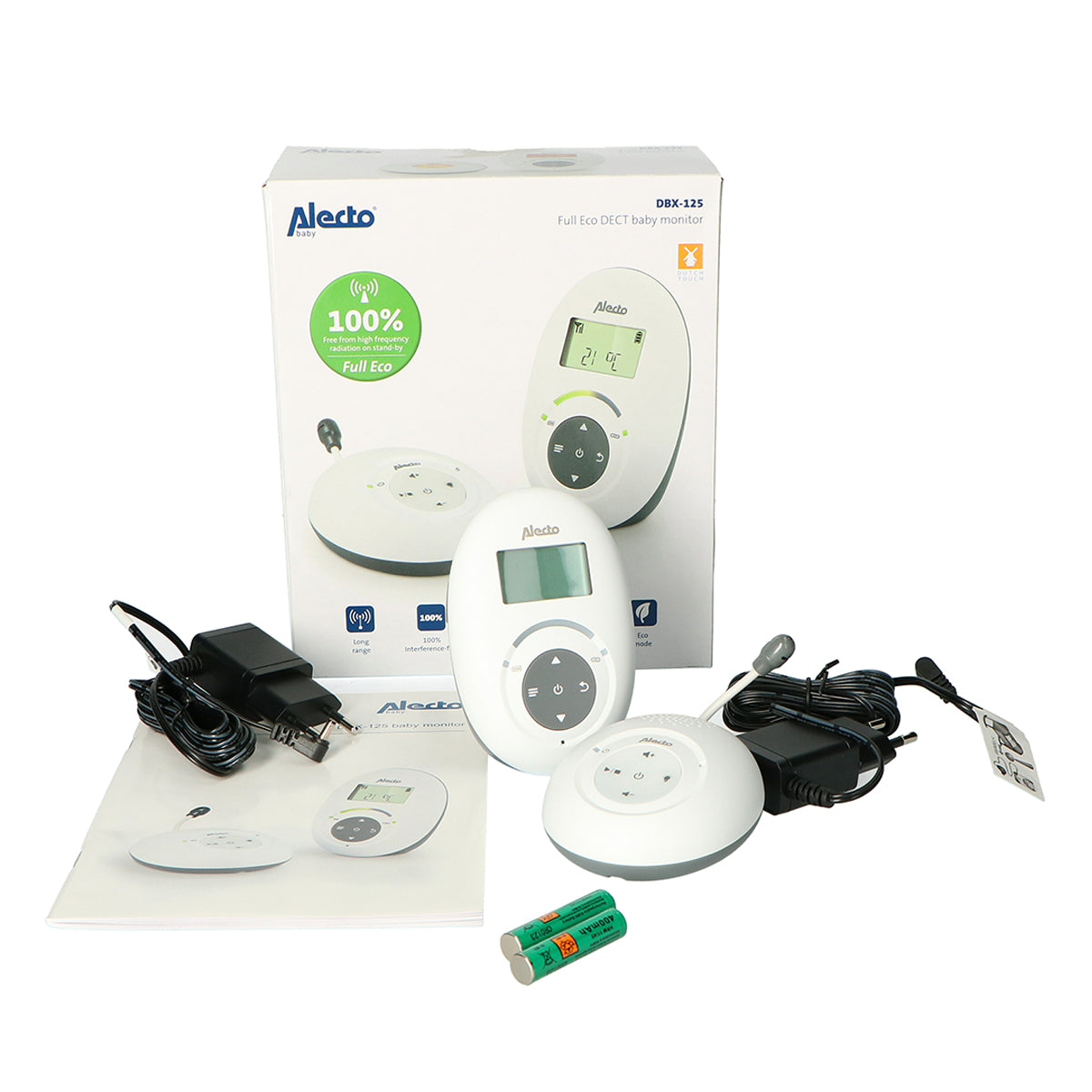 BABYPHONE ALECTO DBX-125 1,8 GHZ AVEC FONCTION INTERPHONE 🔶