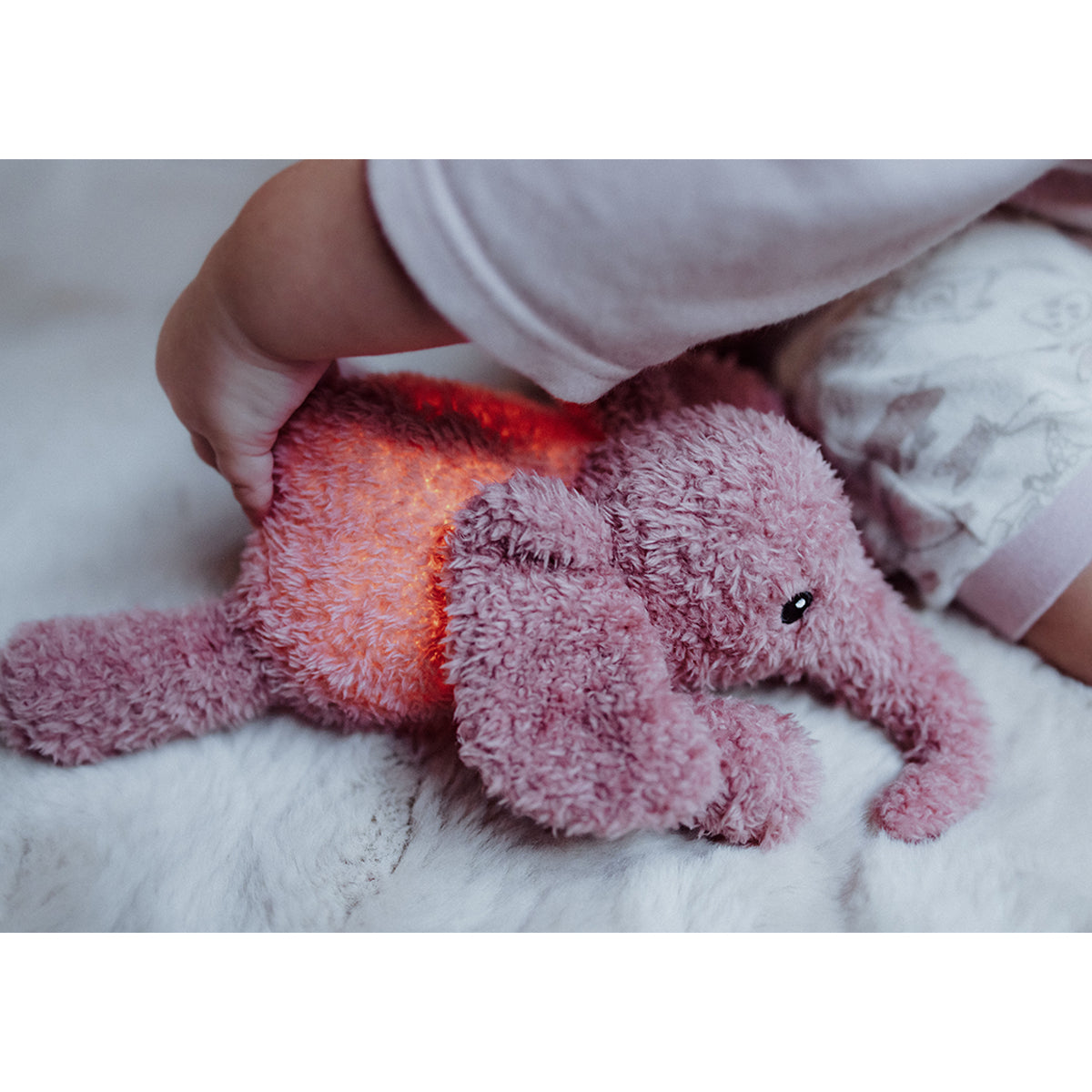 VEILLEUSE EN PELUCHE GEORGE ROSE 🔶