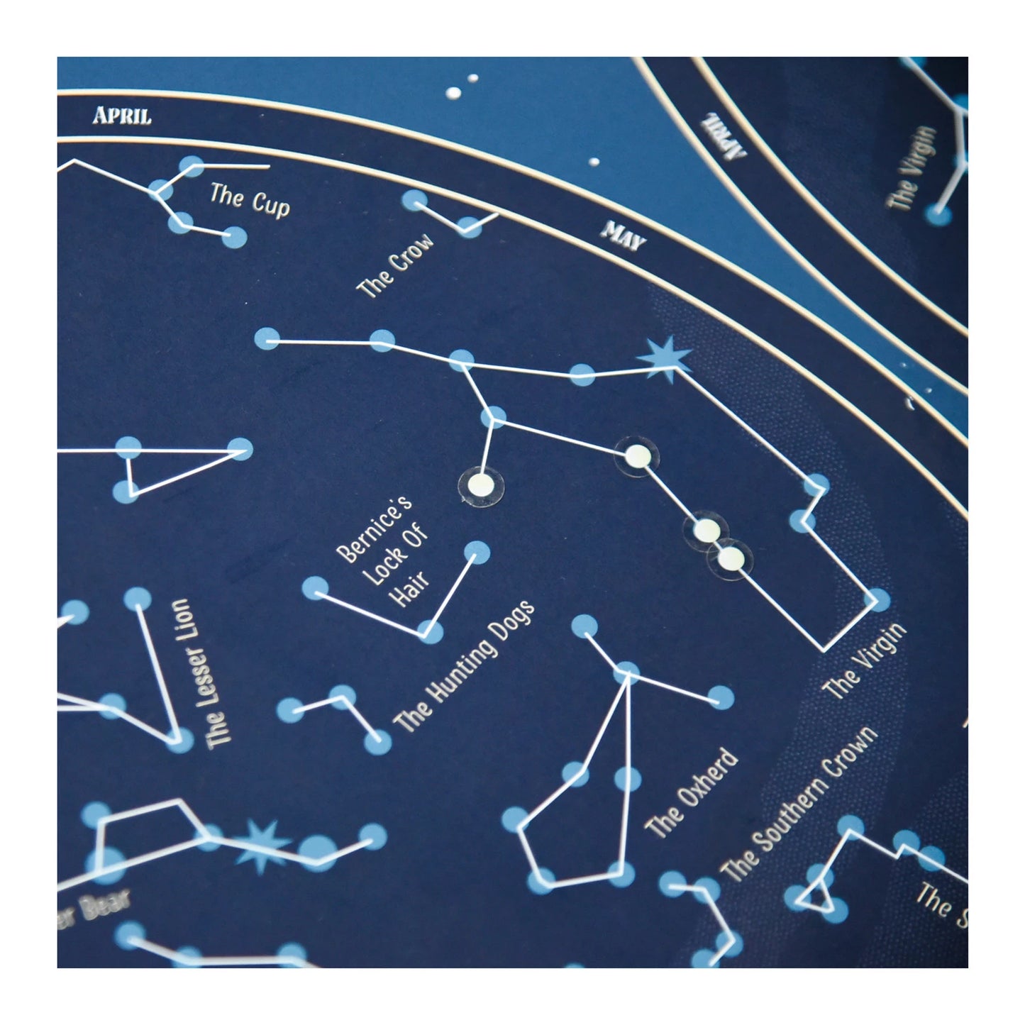 POSTER DIDATTICO ADESIVO MAPPA DEL CIELO