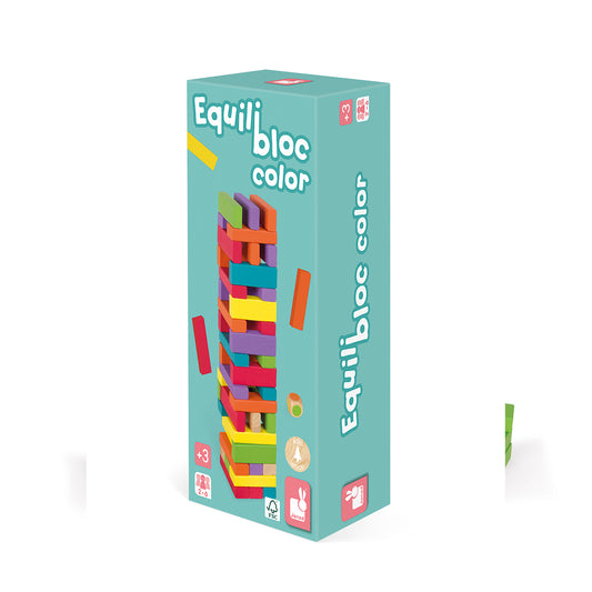 EQUILIBLOC LEGNO MULTICOLORE ๐ถ