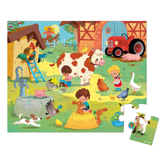 PUZZLE FERME 24 PIÈCES 🔶