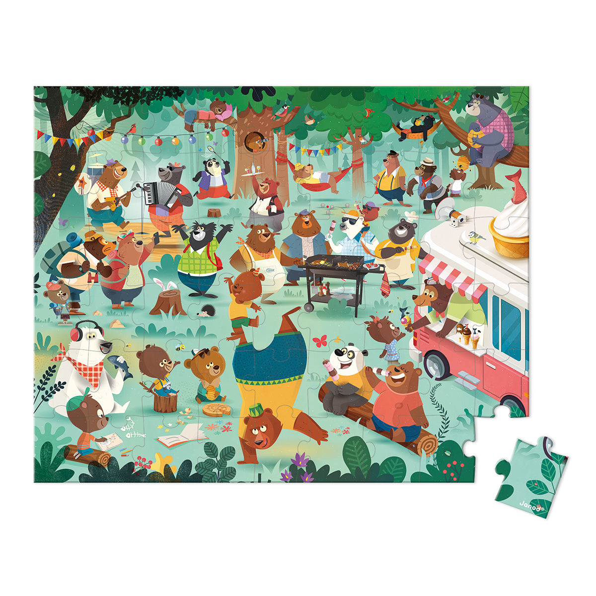 FAMILLE D'OURS PUZZLE 🔶