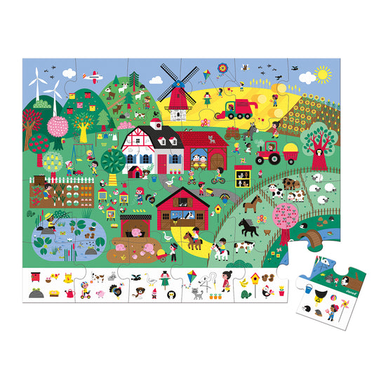 PUZZLE DELLA FATTORIA CON GIOCO DELLE URLA ๐ถ