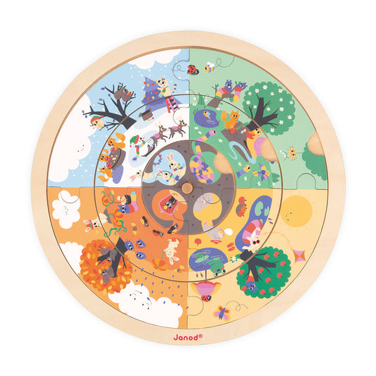PUZZLE ROND DU JARDIN CACHÉ 🔶
