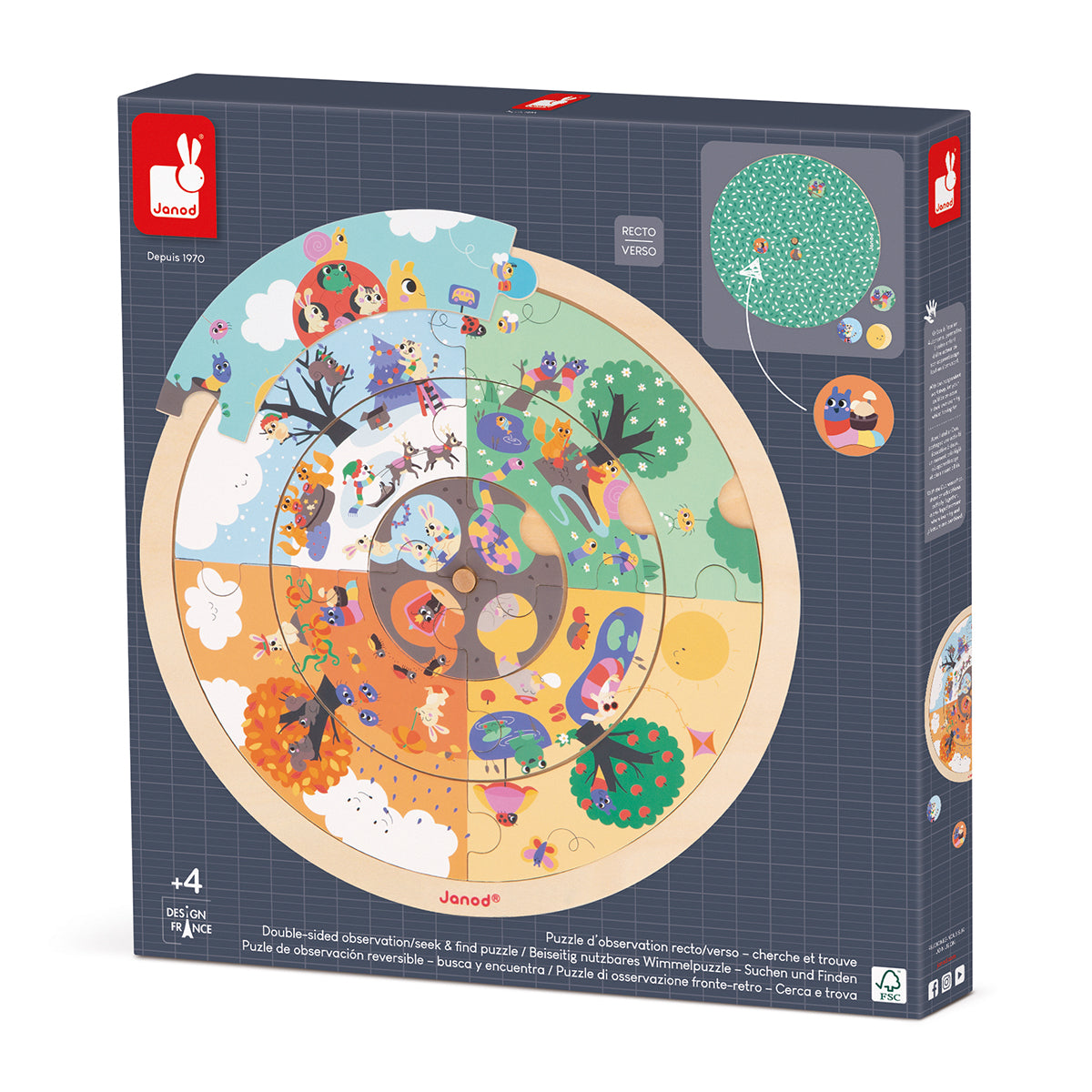 PUZZLE ROND DU JARDIN CACHÉ 🔶