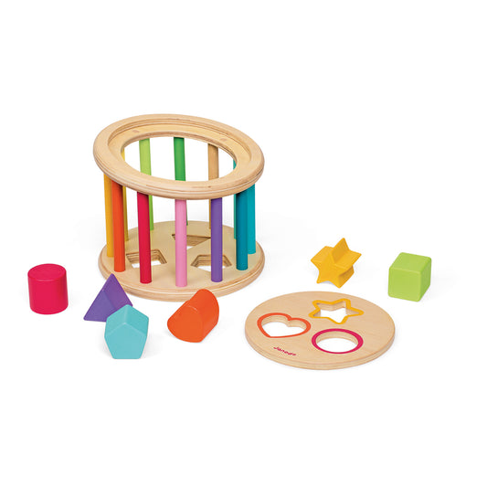 I BOÎTE DE TRI DE FORMES EN BOIS 🔶