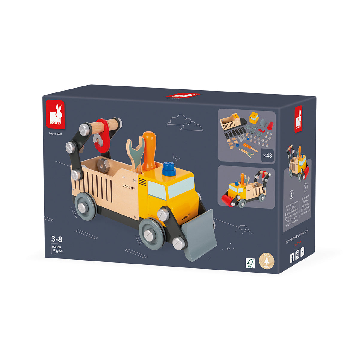 CAMION DA COSTRUZIONE BRICO'KIDS 🔶