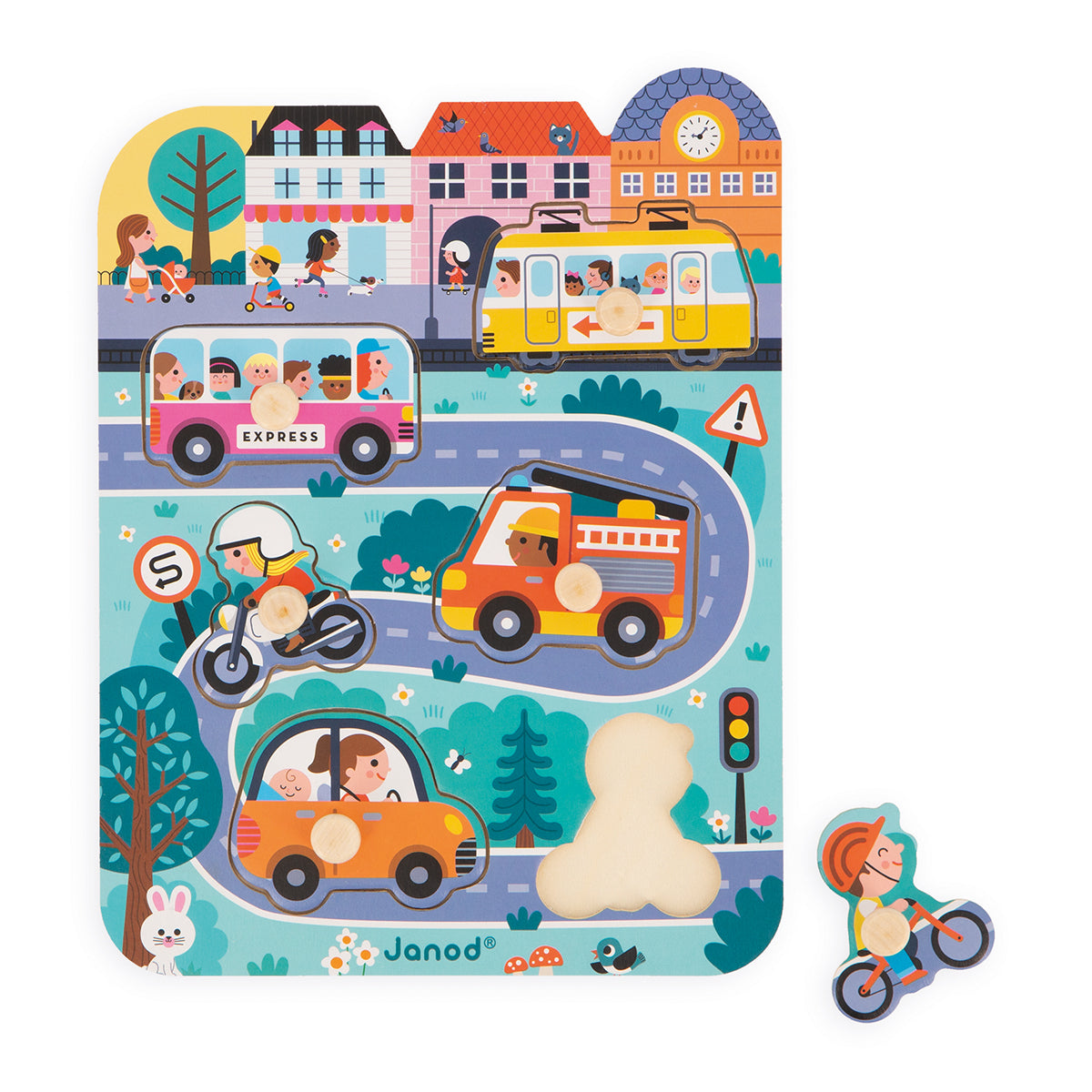 PUZZLE EN VILLE 6 PIÈCES 🔶