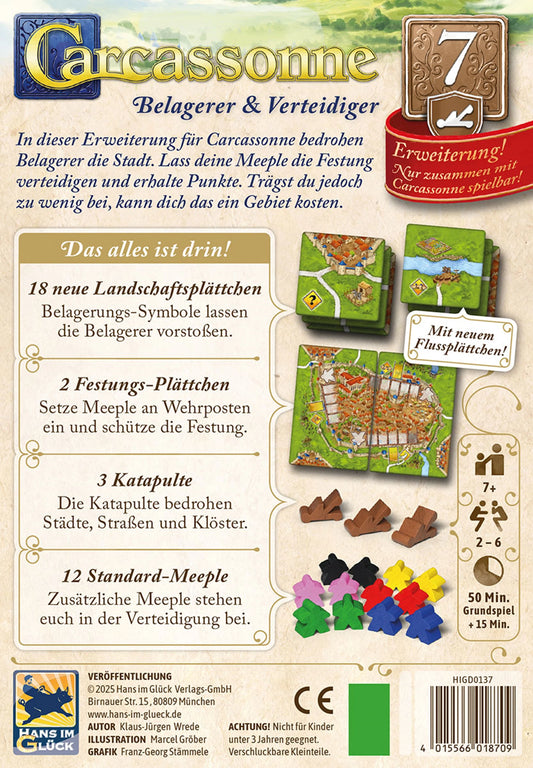 CARCASSONNE - ASSEDIANTI E DIFENSORI (D)