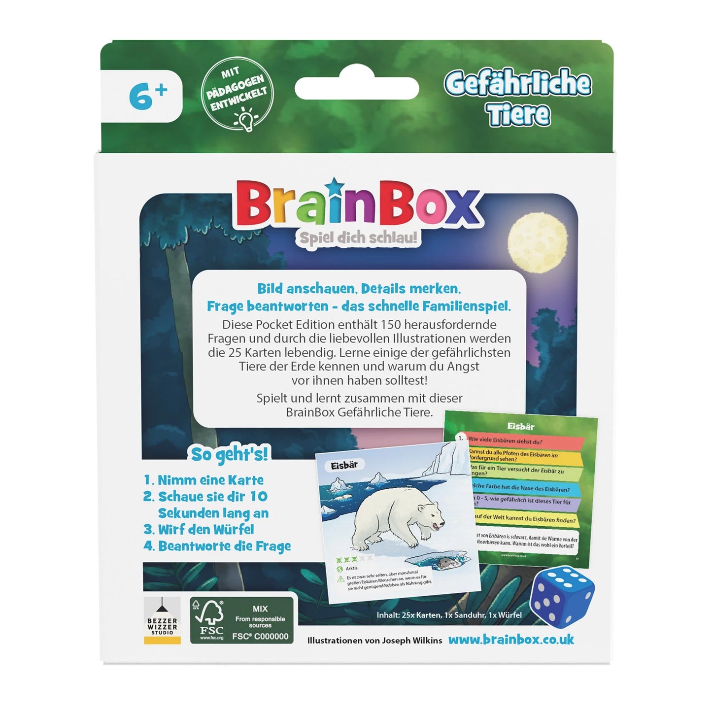 BRAINBOX POCKET - ANIMALI PERICOLOSI (D)