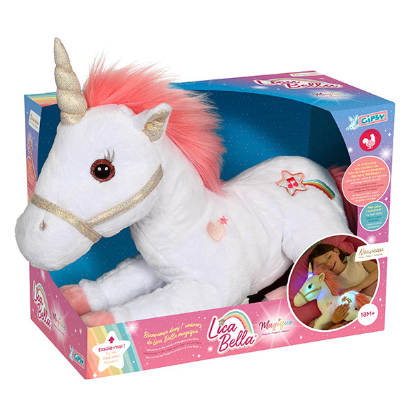 LICORNE 35 CM AVEC LUMIÈRE ET SON 🔶