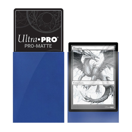 PRO-MATTE BLUE STANDARD DECK-HÜLLEN (50)