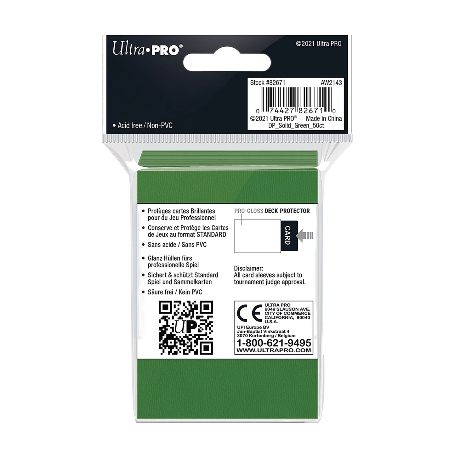 KARTENSCHUTZFOLIEN PRO-GLOSS GRÜN STANDARD (50)