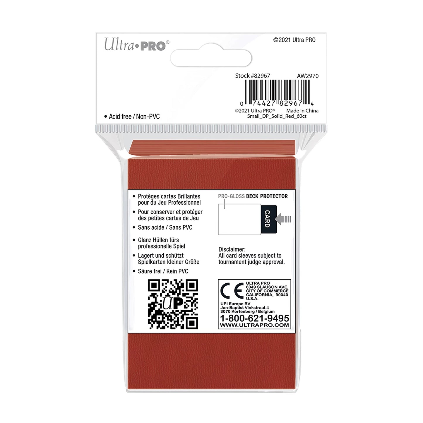 MANICHE PROTETTIVE PRO-GLOSS RED DECK PROTECTOR SMALL (60)