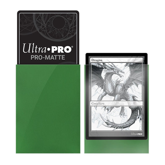PRO-MATTE GREEN STANDARD DECK PROTECTORS (100)