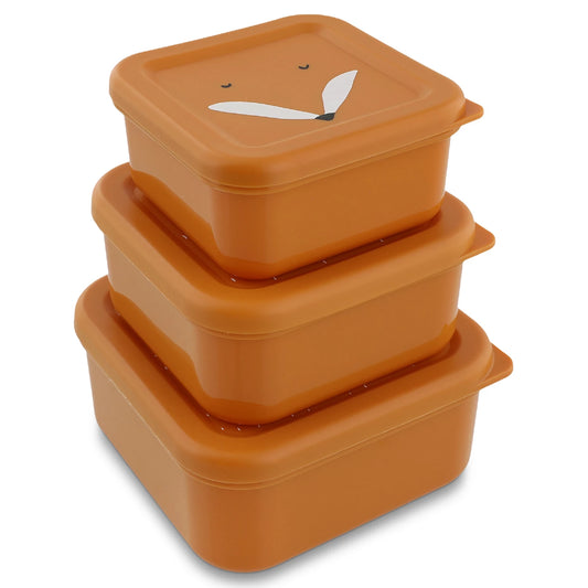SNACKBOX-SET 3-TEILIG FUCHS