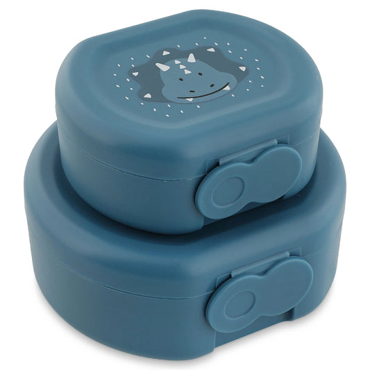 SNACKBOX MIT KLICKVERSCHLUSS, 2ER-SET TRICERATOPS
