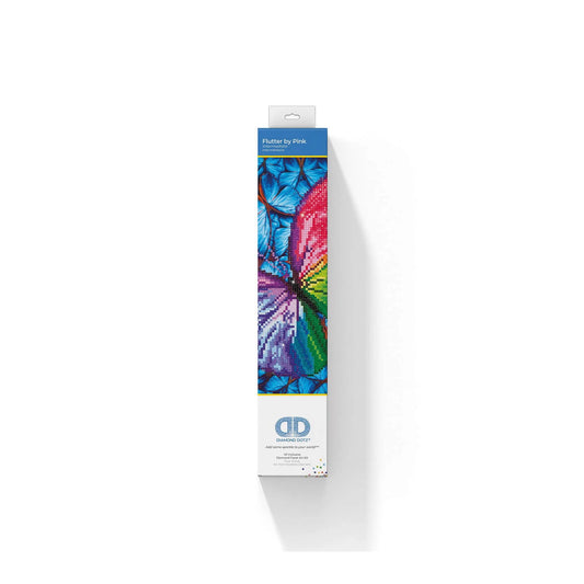 FARFALLA DIPINTA A DIAMANTE