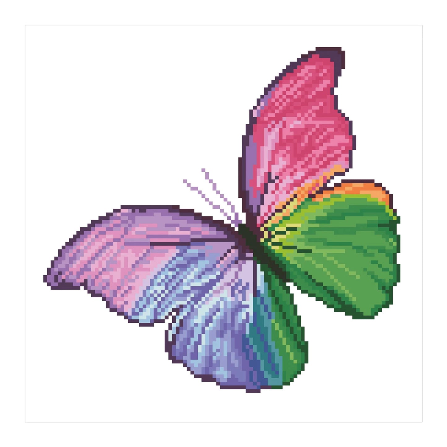 DIAMANT-MALEREI SCHMETTERLING